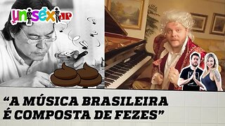 VINHETEIRO: "A MÚSICA BRASILEIRA É COMPOSTA DE FEZES"