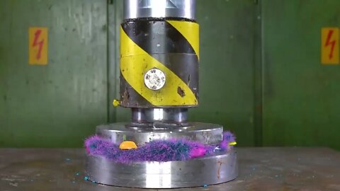 Top 100 Best Hydraulic Press Moments ASMR VERSION | PURE SOUND | Satisfying Crushing Compilation-19