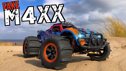 Fake TRAX4S M4XX to Cheap RC Beach Basher!