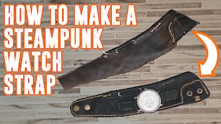 DIY - Custom Leather Steampunk Watch Cuff