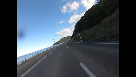 East Cape New Zealand Harley ride