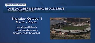 1 October memorial blood drive