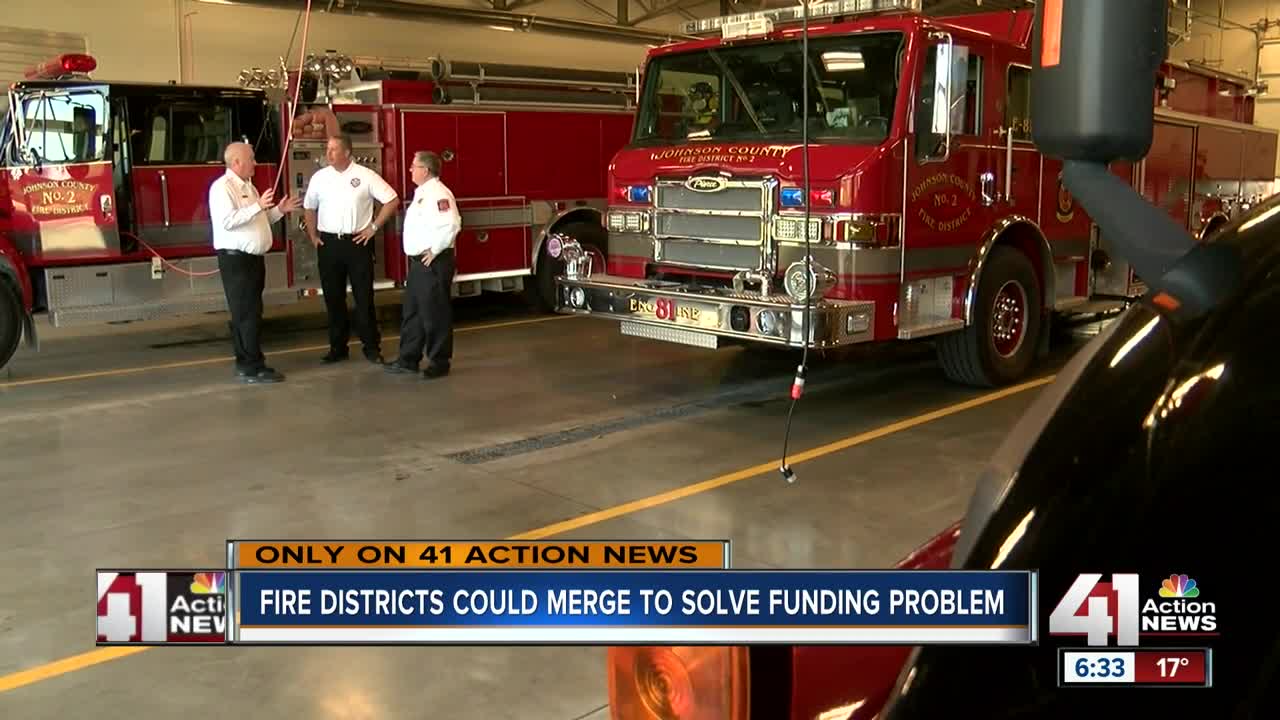 Fire districts could merge to solve funding problem