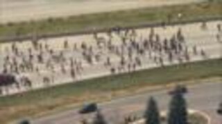 Elijah McClain protesters march onto I-225 in Aurora