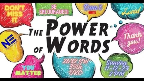 The Power Of Words #jesus