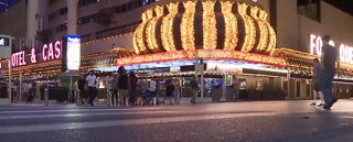 Casinos open in downtown Las Vegas