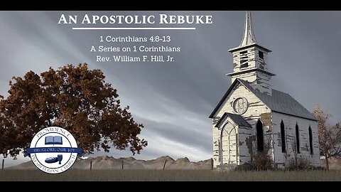 1 Cor. 4:8-13: An Apostolic Rebuke