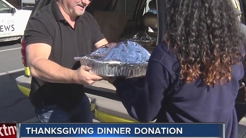 13 Action News Crime and Safety Expert prepares Thanksgiving dinner donations