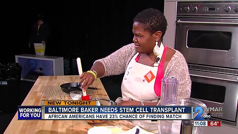 Baltimore baker needs stem cell transplant