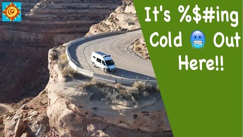 VANLIFE in Sub-Freezing Weather | Exploring and hiking in the Desert Southwest