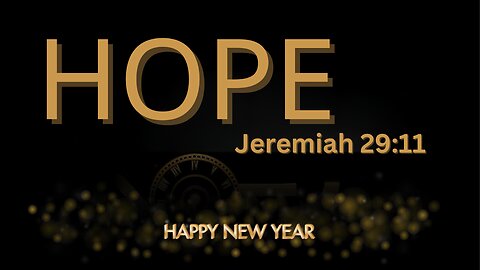 Christmas Series "Hope" 12/31/2023
