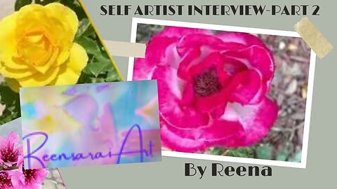 Self Artist Interview Part 2-Artistic Desires (flower power walks 2022 photo slideshow) #spokenword