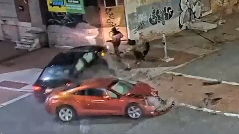 Deadly crash, building collapse following high-speed police chase