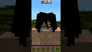 Attack on Titan no universo no minecraft!!!!😱🤯😱🤯 #shorts #viral #minecraft #fypシ