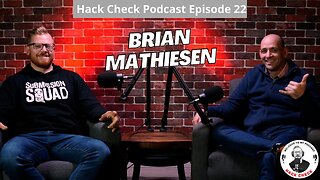 Judo Black Belt and Commonwealth Silver Medalist - Brian Mathiesen (Hack Check Podcast Ep22)