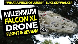 Air Hogs Millennium Falcon XL Flight Test & Review