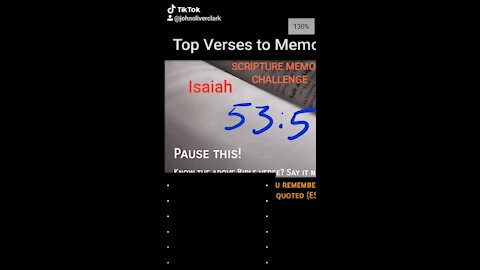 Top Verses To Memorize, Isaiah 53:5