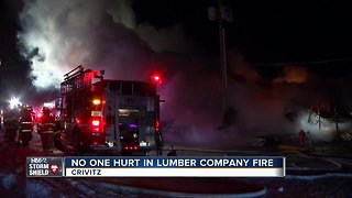Lumber company building a complete loss