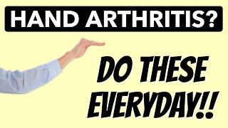 What Everyone With Hand Arthritis Should Do Everyday (Osteoarthritis) + Giveaway!