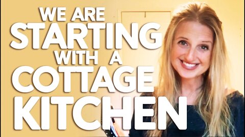 We are Going to Start with a Cottage Kitchen | UPDATE After Painting | Organic Bakery Food Truck