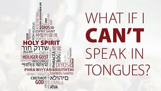 Is Speaking in Tongues a Big Deal?