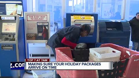 How to make sure your packages arrive on time for the holiday