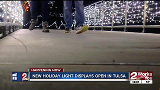 New holiday light displays open in Tulsa