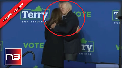 Creepy Joe Biden Just Kissed McAuliffe’s Wife In Front Of Everyone