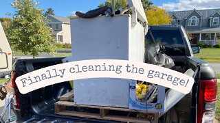 Garage clean out time lapse!