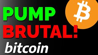 BITCOIN PUMP BRUTAL!! [O que está acontecendo?]