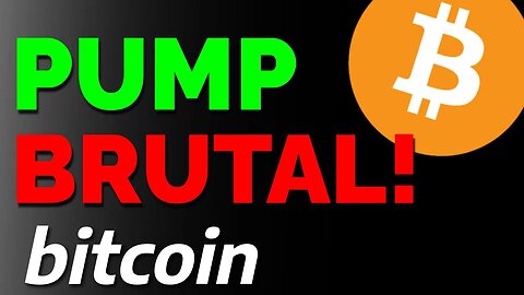 BITCOIN PUMP BRUTAL!! [O que está acontecendo?]