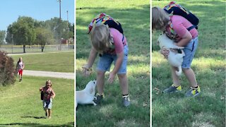 Kids Run Home After School To See Their Puppy