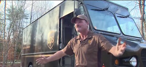 Vermont 14-year-old dresses up as UPS driver for Halloween