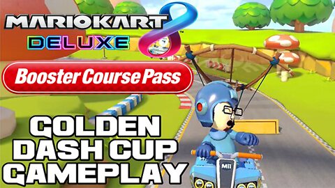 Mario Kart 8 Deluxe Booster Course Pass - Golden Dash Cup - Nintendo Switch Gameplay 😎Benjamillion
