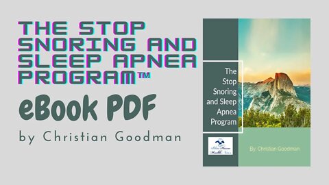 The Stop Snoring and Sleep Apnea Program eBook PDF Reviews