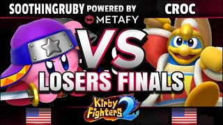 FPS4 Online - SoothingRuby (Ninja/Cutter) vs. Croc (Wrestler/King Dedede) - KF2 Losers Final