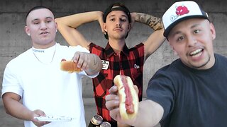 Loser Gets TASED - Hotdog Eating Contest w/ @Thedemonboyzz.