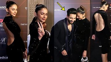 Rakul Preet Singh In Backless Black Velvet Midi Dress Arrive At GQ Best Dressed Awards 2023 😍🔥