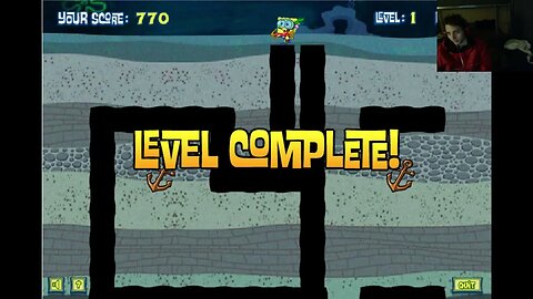 SpongeBob SquarePants Sea Monster Smoosh Level 1 And Level 2 Walkthrough Gameplay