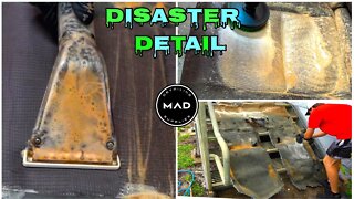 24 Hour Disaster Detail | Deep Cleaning A Roach Infested Pilot | Extreme Interior Restoration!!