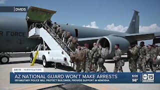 Arizona National Guard won't make arrests in Kenosha