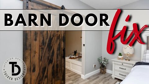 Barn Door Opens by Itself. Let's fix it!