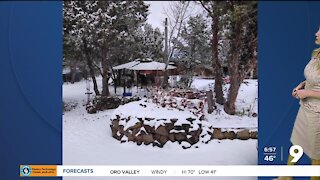 Snow pic in Vernon AZ