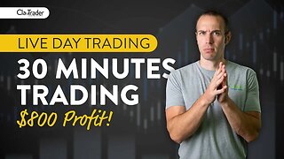 [LIVE] Day Trading | How I Made $800 in Under 30 Minutes