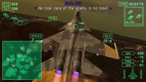 Ace Combat X Skies of Deception: Mission 4 (5A in game): Hard Difficulty - No Commentary