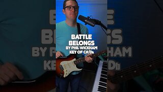 🎸 Battle Belongs Electric Guitar Lesson Octaves Phil Wickham #christianmusic #worshiptutorials