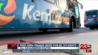 Free Kern Transit rides for Bakersfield College students
