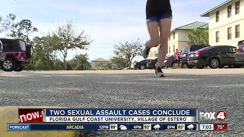Two Sexual Assault Cases at Florida Gulf Coast University Conclude