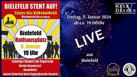 🔴💥 LIVE I Bielefeld steht auf: Gegen den Volksbankrott 💥