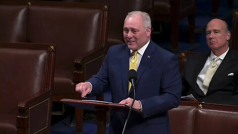 House Majority Leader Steve Scalise speaks on the House Floor